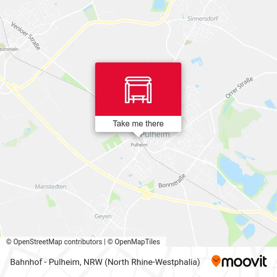 Bahnhof - Pulheim map