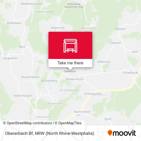 Карта Obererbach Bf