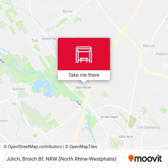 Карта Jülich, Broich Bf