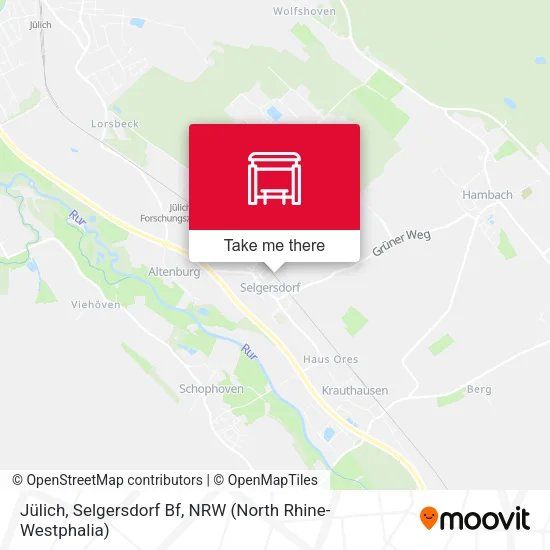 Карта Jülich, Selgersdorf Bf