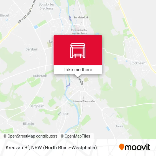 Карта Kreuzau Bf