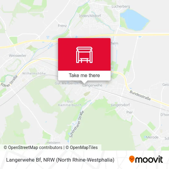 Карта Langerwehe Bf