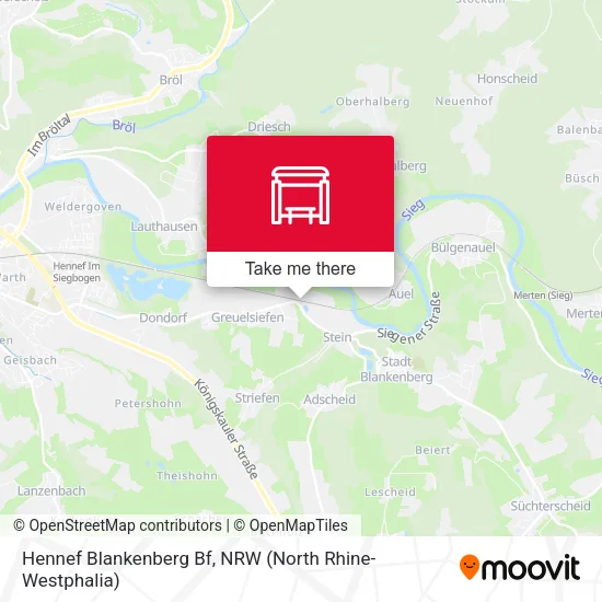 Карта Hennef Blankenberg Bf