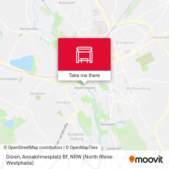 Карта Düren, Annakirmesplatz Bf