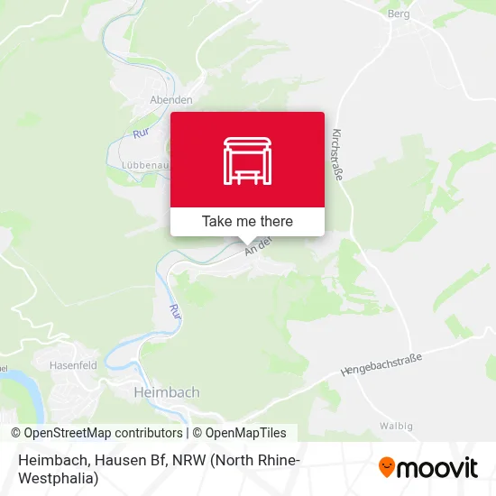 Heimbach, Hausen Bf map