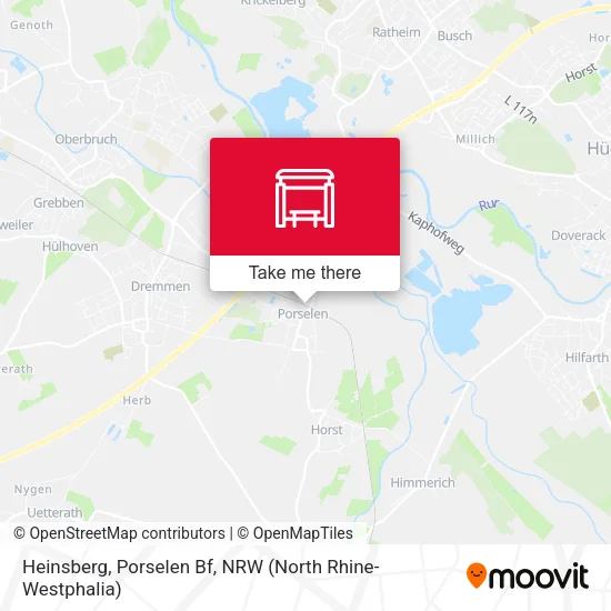 Карта Heinsberg, Porselen Bf