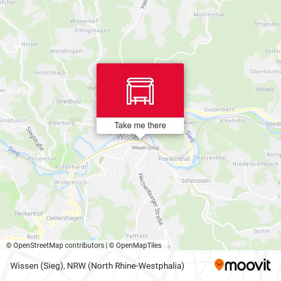 Карта Wissen (Sieg)