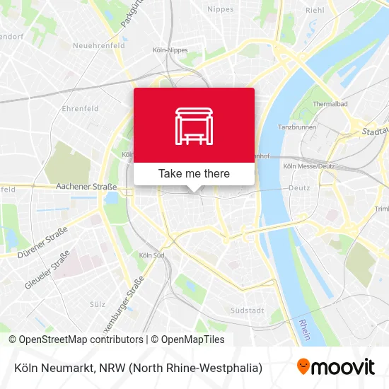 Köln Neumarkt map