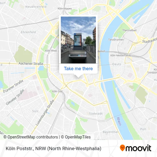 Köln Poststr. map