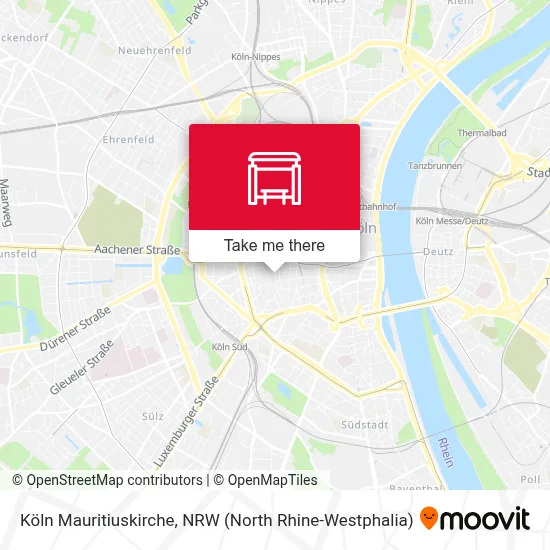 Köln Mauritiuskirche map