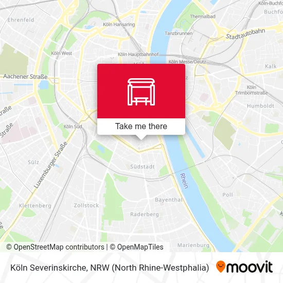 Köln Severinskirche map