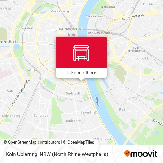Köln Ubierring map