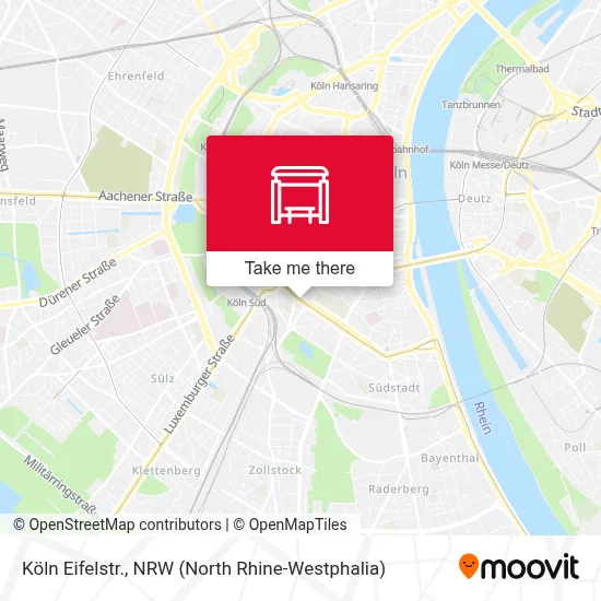 Köln Eifelstr. map