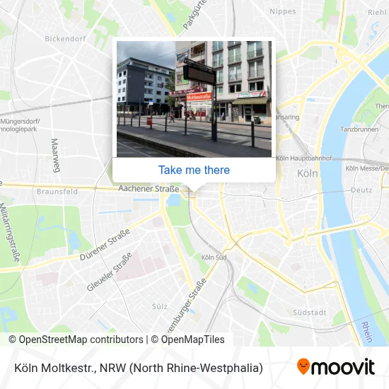 Köln Moltkestr. map