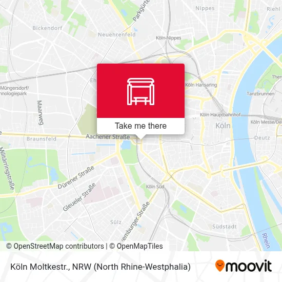 Köln Moltkestr. map