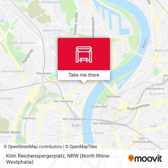 Köln Reichenspergerplatz map