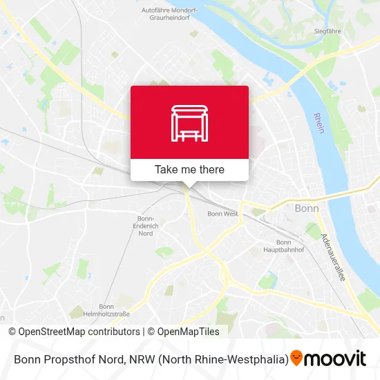 Bonn Propsthof Nord map