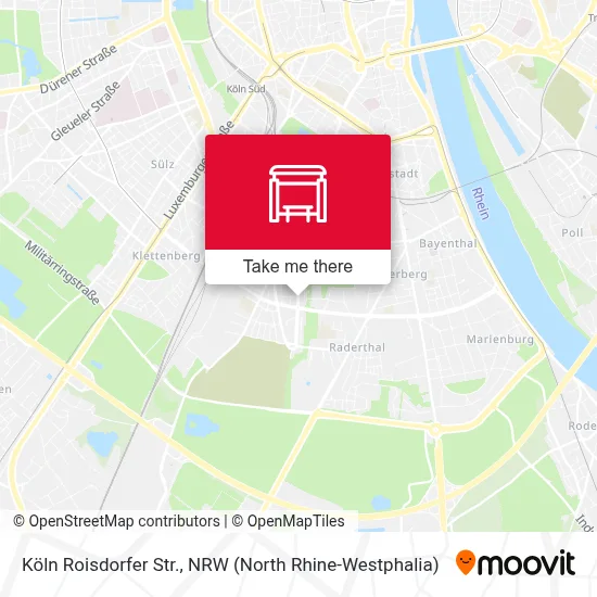 Köln Roisdorfer Str. map