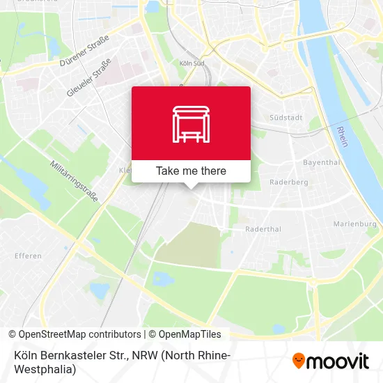 Köln Bernkasteler Str. map