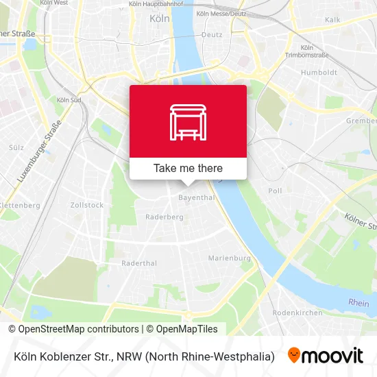 Köln Koblenzer Str. map