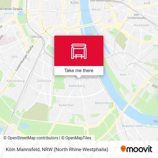 Köln Mannsfeld map