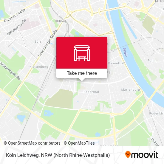 Köln Leichweg map