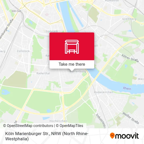 Köln Marienburger Str. map