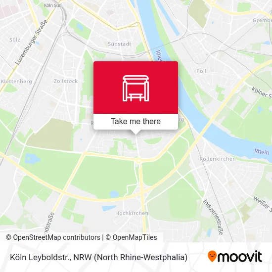 Köln Leyboldstr. map