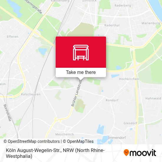 Köln August-Wegelin-Str. map