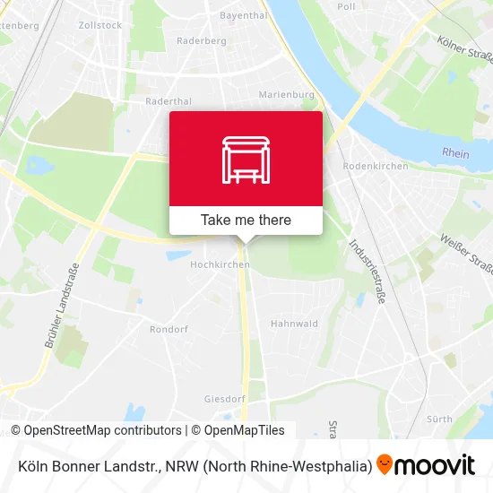 Köln Bonner Landstr. map