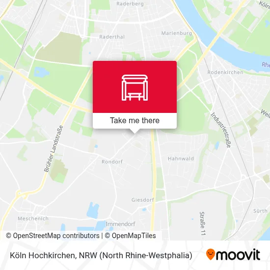 Köln Hochkirchen map