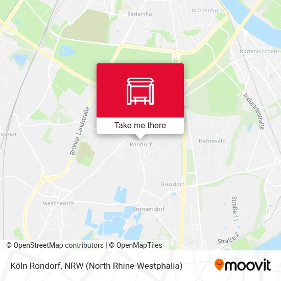 Köln Rondorf map