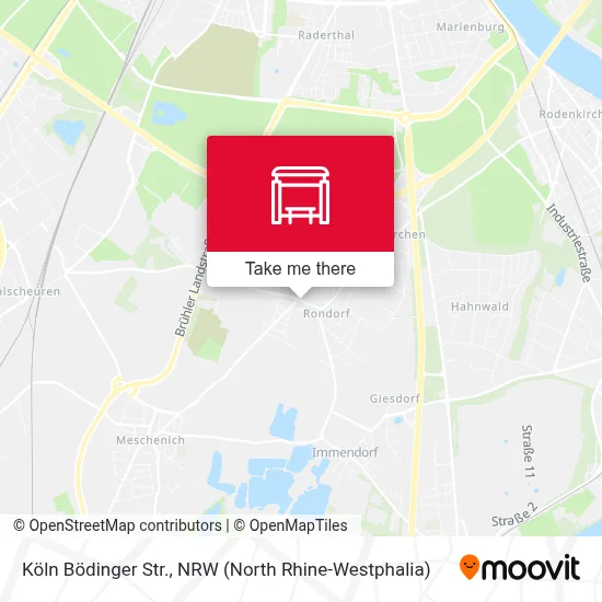 Köln Bödinger Str. map