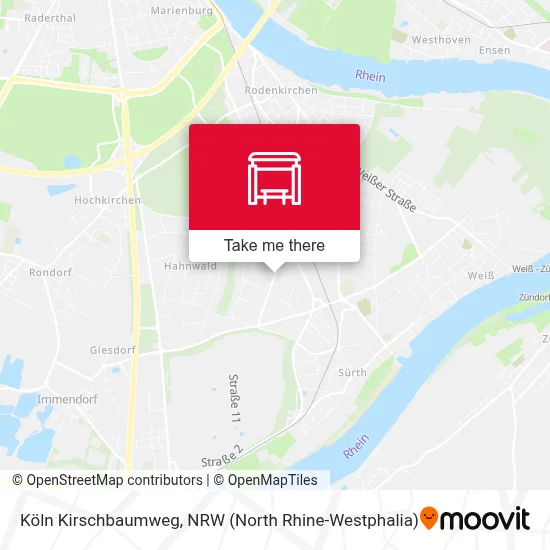 Köln Kirschbaumweg map
