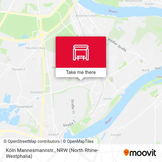 Köln Mannesmannstr. map