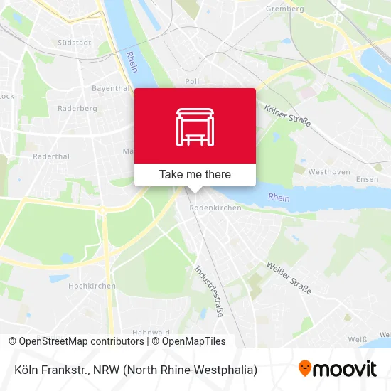 Köln Frankstr. map