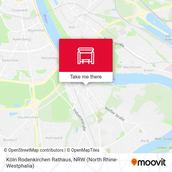 Köln Rodenkirchen Rathaus map