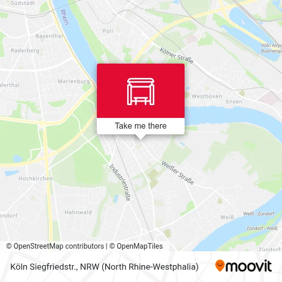 Köln Siegfriedstr. map