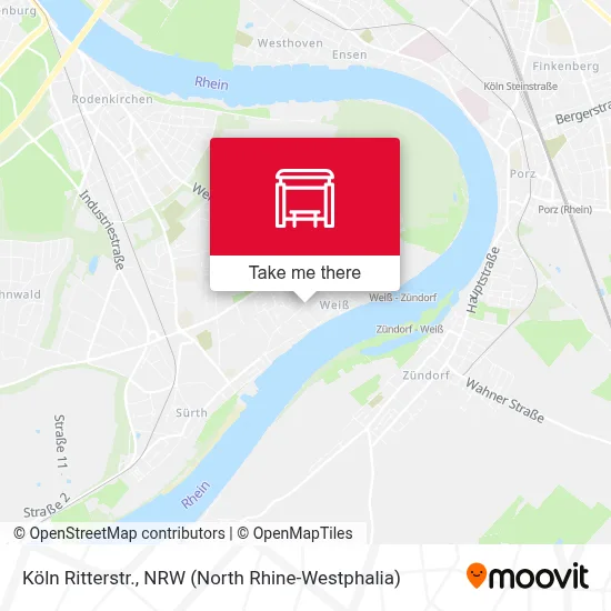Köln Ritterstr. map