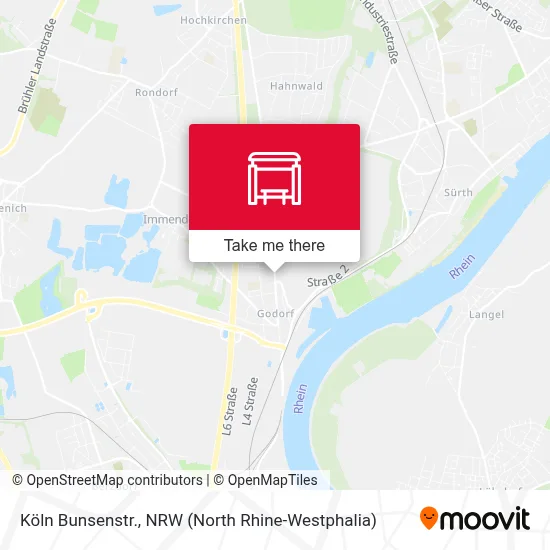 Köln Bunsenstr. map