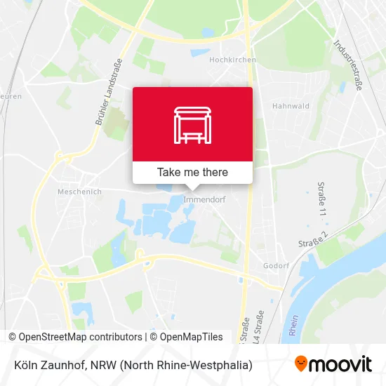 Köln Zaunhof map