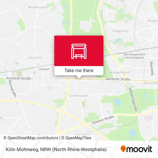 Köln Mohnweg map