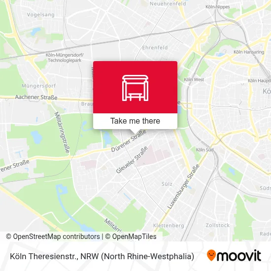 Köln Theresienstr. map