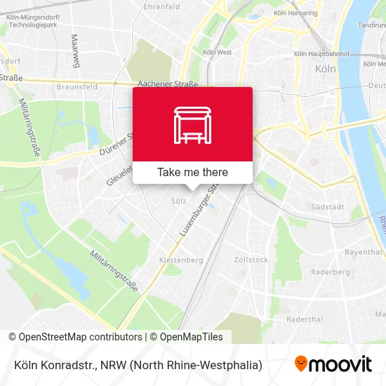 Köln Konradstr. map