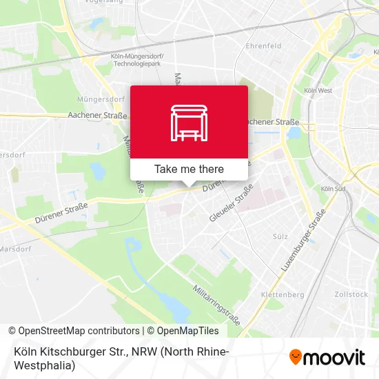 Köln Kitschburger Str. map