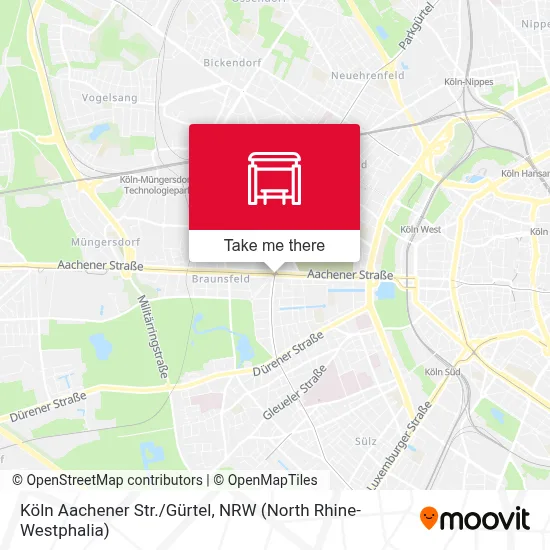 Köln Aachener Str./Gürtel map