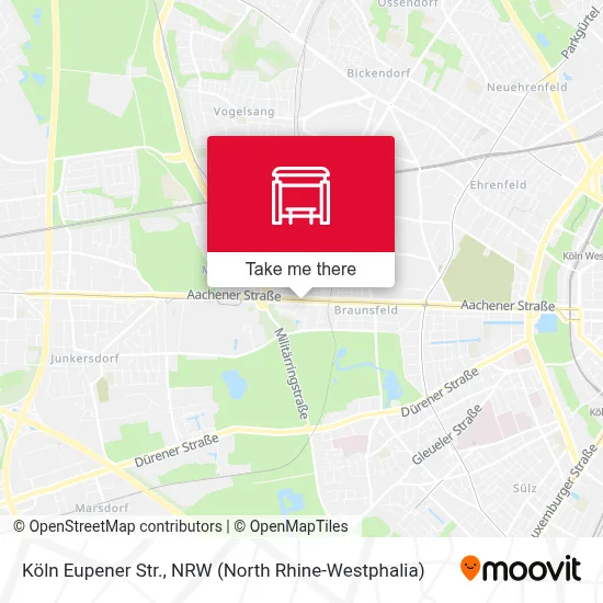 Köln Eupener Str. map