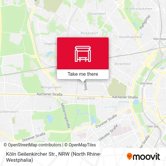 Köln Geilenkircher Str. map
