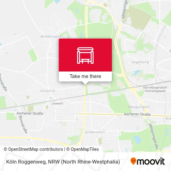 Köln Roggenweg map