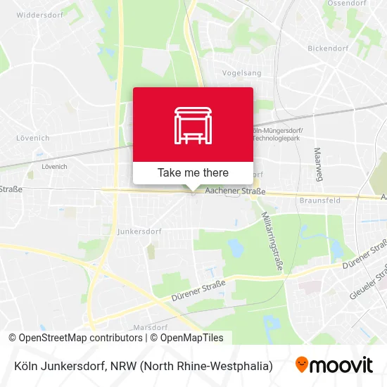 Köln Junkersdorf map